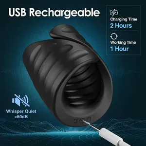Male Masturbator Penis Training Vibrator with APP Control <strong>Men</strong> 9 Modes Vibrating Vibrator APP for Love Spouse Sex <strong>Toy</strong> - Product Image 3