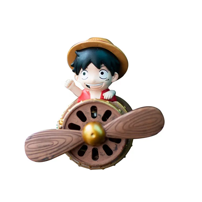 One Pieces Zoro Luffy Nami Usopp Sanji Boa Hancock Chopper Figura Anime carro tomada de ar condicionado decoração Modelo Presente