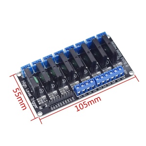 China PCBA Factory 5V Relais 1 2 4 8 Kanal Für OMRON SSR High Low Level Halbleiter relais modul 250V 2A - Product Image 2