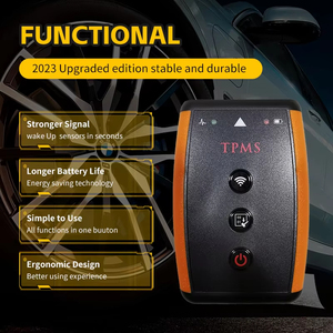 Fcar FTP-100 TPMS Kit sensore pressione pneumatici Blue-tooth portatile con 1 pz scatola di comunicazione e 4 pz sensori strumenti Smart per auto