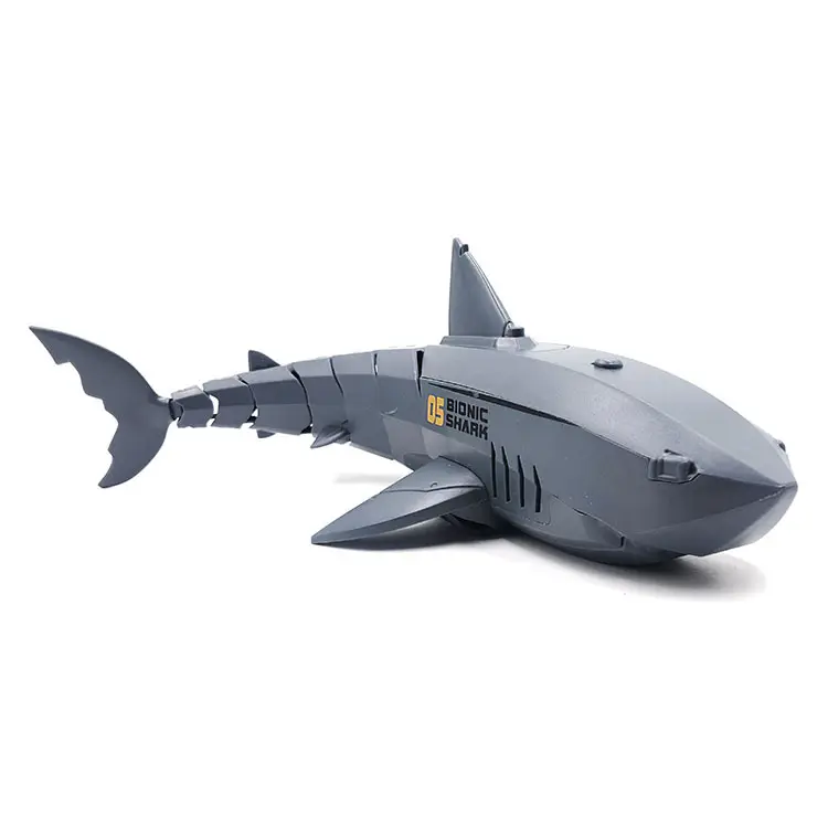 2.4G Simulation télécommande poisson bateau jouet enfants électrique RC requin pour piscine meilleur cadeau