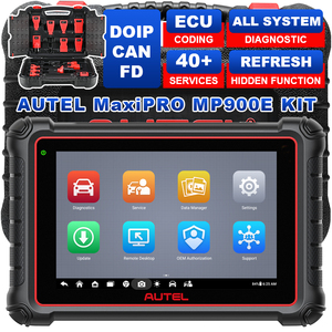 MaxiPRO MP900E 2025フルシステムスキャナーKIT OBD2双方向コーディング自動スキャンツール燃料噴射クリーナー付き - Product Image 2