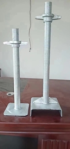 ZYTJ Construction <strong>Building</strong> Material Galvanized Steel 38MM Hollow Scaffold/<strong>Scaffolding</strong> Screw Jack <strong>Base</strong> From China - Product Image 2
