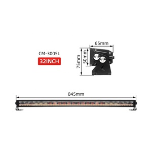 高品質の明るい20WライトバーUTVLEDチェイスブレーキテールライト防水IP67LEDワークライト - Product Image 5