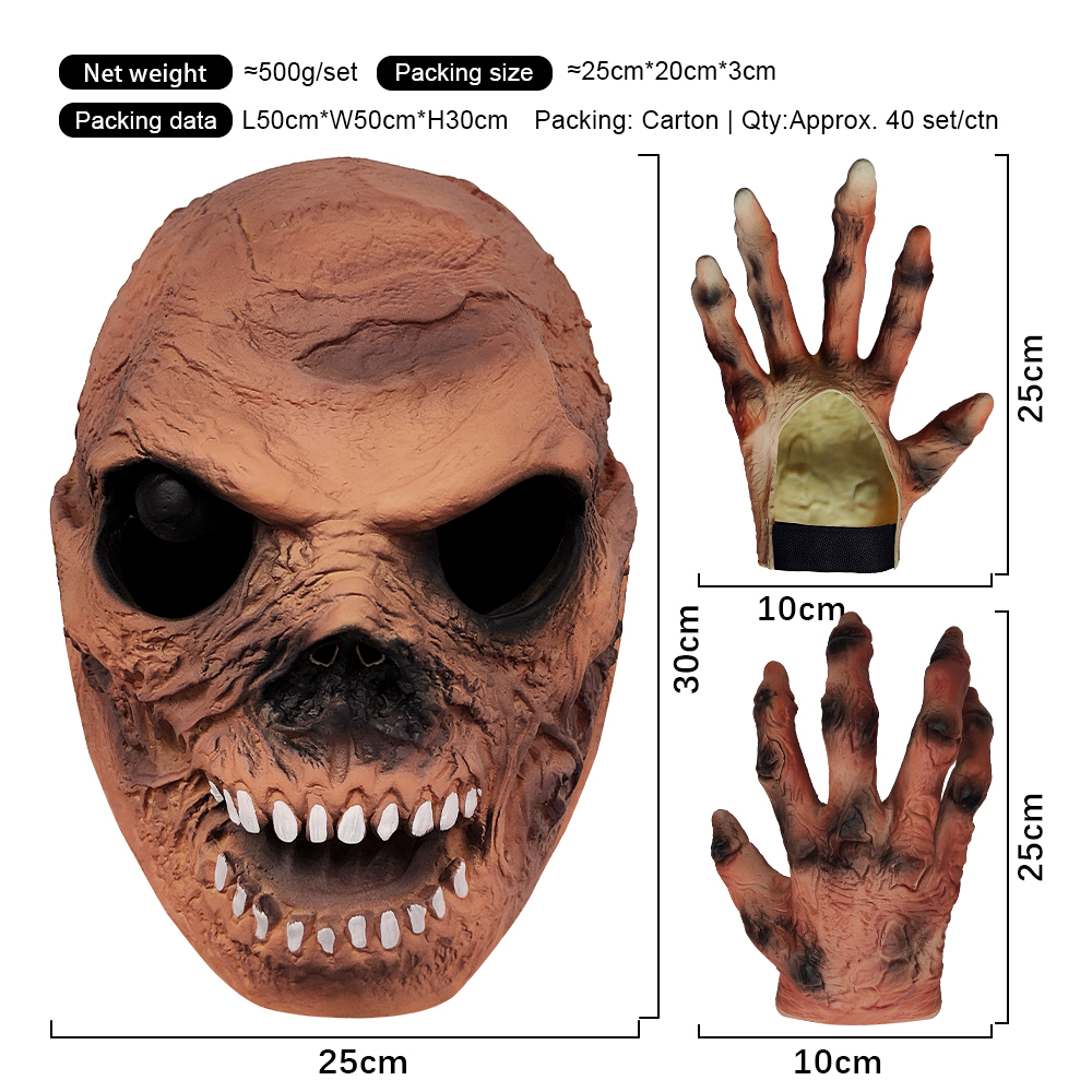Brown Skull Set