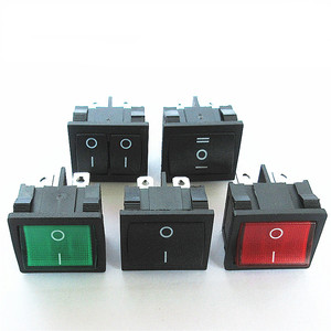 <span class=keywords><strong>KCD5</strong></span> 21x24mm 21*24mm Rocker anahtarları kiti 4 Pin 6Pin 2 pozisyon 3 pozisyon 15A/250VAC açma-kapama
