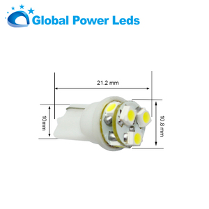 T10 12v led pozisyon ampul 3528 çip 6SMD araba ışık okuma ışığı kuyruk aydınlatma LED ampulü - Product Image 3