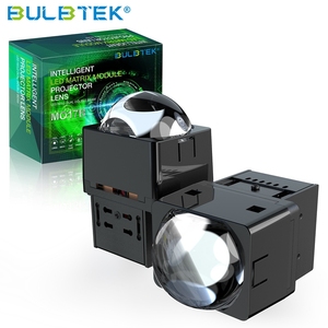 BULBTEK MO17B1.7インチ60ワット自動シングルハイビーム長方形照明5000K5500KLEDマトリックスモジュールヘッドライトプロジェクターレンズ