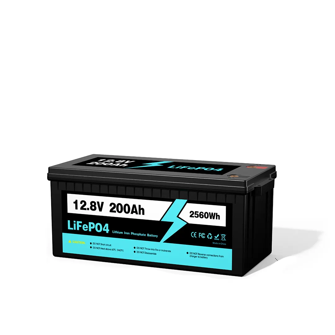 Batterie lithium-ion 12V 200Ah 2560Wh Lifepo4 pack de batterie de stockage d'énergie pour usage domestique