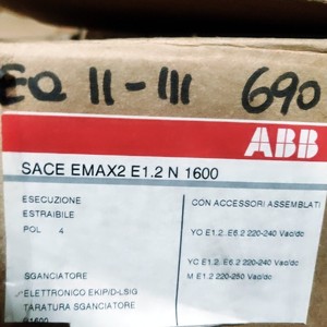 SACE Emax2 E1.2n 1600A cassetto D-Lsig 4P per programmazione PLC e controllo industriale Ekip/D-Series - Product Image 5