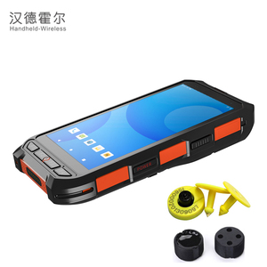 Cầm tay RFID <span class=keywords><strong>Reader</strong></span> Android PDA LF 125khz/134K RFID Tag <span class=keywords><strong>Reader</strong></span> <span class=keywords><strong>Writer</strong></span> cho động vật Tai tag chất thải bin quản lý - Product Image 1