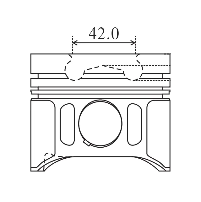 OM 602 ALFIN e con pistone motore galleria olio 5cyl 89.0mm 8774310700 87-743107-00 94823700 0010100 8774310000 87-743100-00