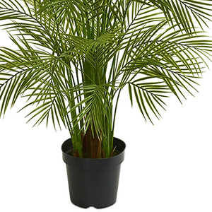 The Spray of Green Fronds in Natural's Areca Palm Artificial Olive Tree <strong>Creates</strong> a Tropical <strong>Tone</strong> in a Home or Office Space - Product Image 2