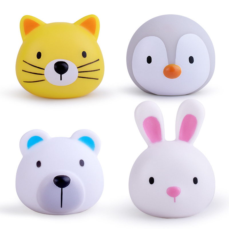 Tête d'animal lumineuse 4-ours-chat-pingouin-lapin