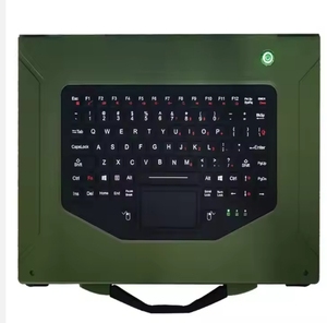 Portátil industrial 15,6 polegadas Notebook com CPU I3/I5/I7 3.8Ghz Al-liga Chassis impermeável teclado totalmente robusto em estoque