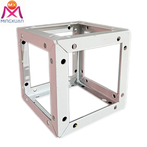 Nhôm tay áo khối lập phương vít giàn góc kết nối các trụ cột và phụ kiện chùm - Product Image 1