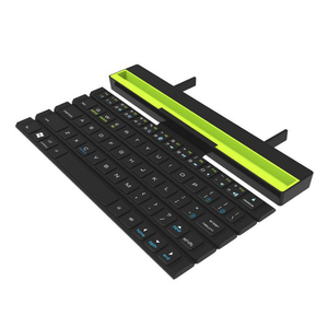 Miniteclado inteligente plegable de alta calidad, teclado inalámbrico de 64 teclas con soporte para teléfono móvil y tableta PC - Product Image 2