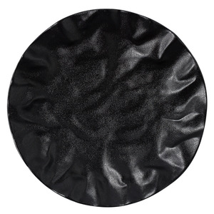 Piatto da portata per torta in porcellana personalizzato in ceramica Fine di forma irregolare goffrata bianca semplice dal nuovo design unico ed elegante - Product Image 5