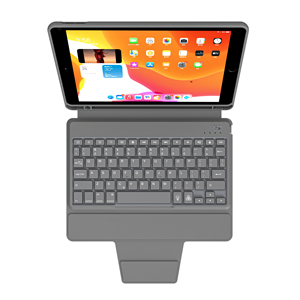 Factory Wholesale <strong>Bluetooth</strong> <strong>Keyboard</strong> Case With Kickstand for 10.2&quot; and 10.5&quot; iPad Smart iPad <strong>Keyboard</strong> for School With Backlit - Product Image 1