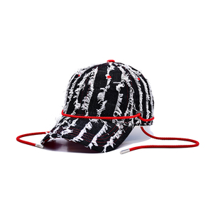 Tùy Chỉnh Thời Trang Có Thể Điều Chỉnh Cổ Điển Denim Mũ Bóng Chày Bán Buôn Quần Jean Gorras Tua Đồng Bằng Mũ Bóng Chày - Product Image 2