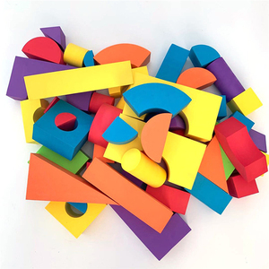 Bloques de construcción de espuma eva para niños, cubo educativo de alta densidad de diferentes colores, bloques de construcción de formas geométricas - Product Image 2