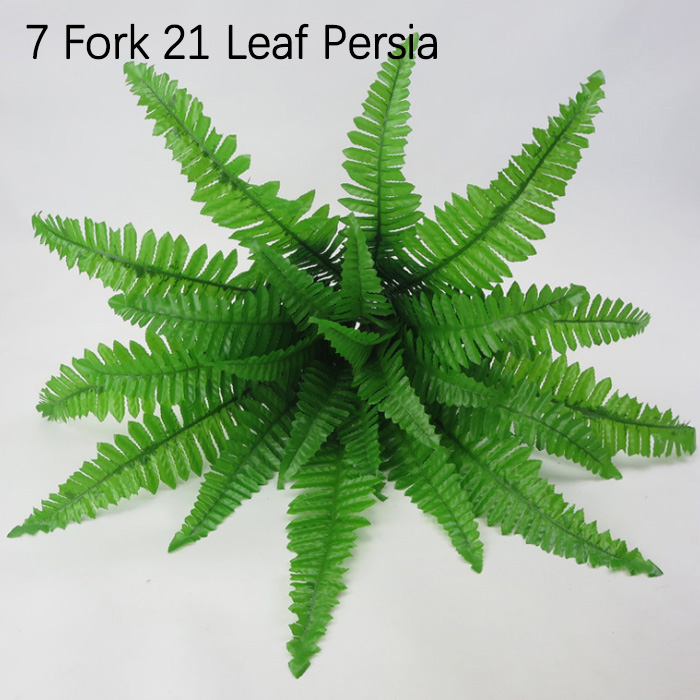 7 fourchettes, 21 feuilles, 2 branches persanes