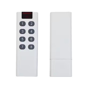 DC12V 6 botones código de aprendizaje de larga distancia Universal 433 MHz interruptor inalámbrico Control remoto para puerta de garaje hogar inteligente