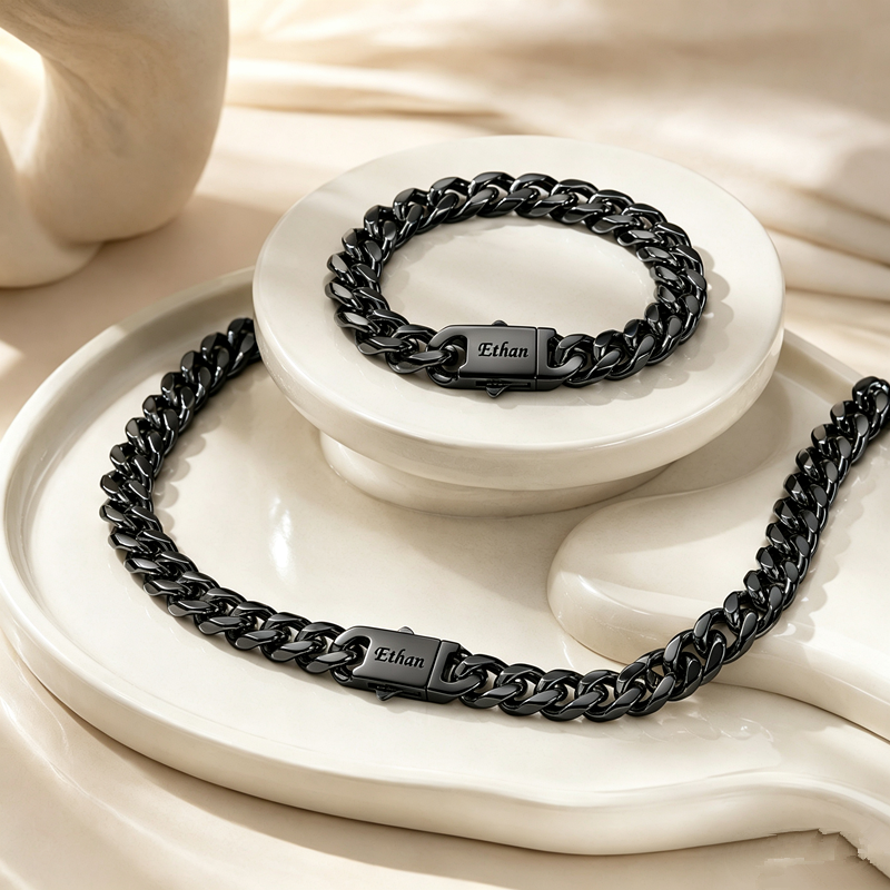Black bracelet-21cm