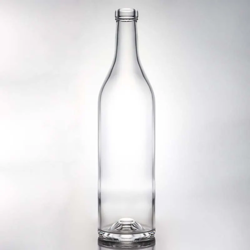מכירות ישירות במפעל של מגוון של בקבוק זכוכית חם וודקה וויסקי טקילה רום ג 'ין בקבוק ברנדי זכוכית