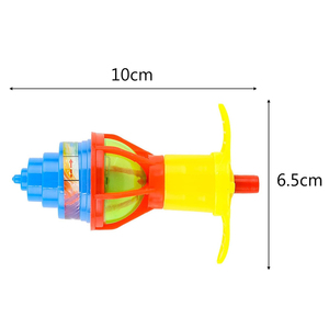 Professional Manufacturer Child Cheap Classic Toy <strong>Wind</strong> <strong>up</strong> <strong>Led</strong> Gyroscope Light <strong>up</strong> Rotating Gyro Flashing Spinning Top - Product Image 5