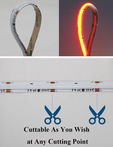Brilliant Flexible <strong>Dream</strong> Color Changeable 720LED RGB COB <strong>LED</strong> Smart Strip Light with Musical Controller 5M/Roll - Product Image 6