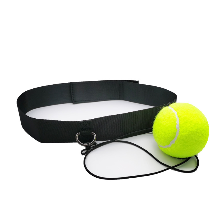 Diadema de nylon + pelota de tenis amarilla