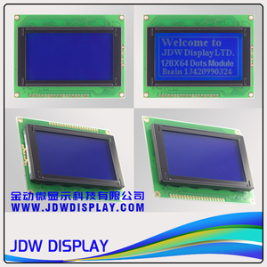 Gráficos COB LCM 12864 Módulo 128*64 puntos matriz de puntos STN letras blancas sobre fondo azul Módulo LCD interfaz paralela mono - Product Image 6