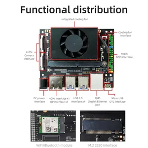 NVIDIA Jetson TX2 NX-Entwicklungs kit Offizielles Kern modul zum Erlernen der KI-Programmierung Linux Operation System Development Board