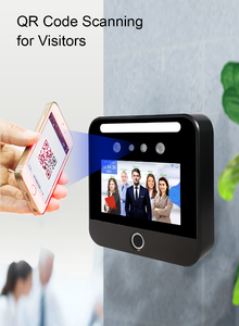 Touch Screen dinamico da 5 pollici controllo accessi facciale impronta digitale rilevazione presenze IR riconoscimento facciale 125Khz tastiera RFID tcp/ip - Product Image 4