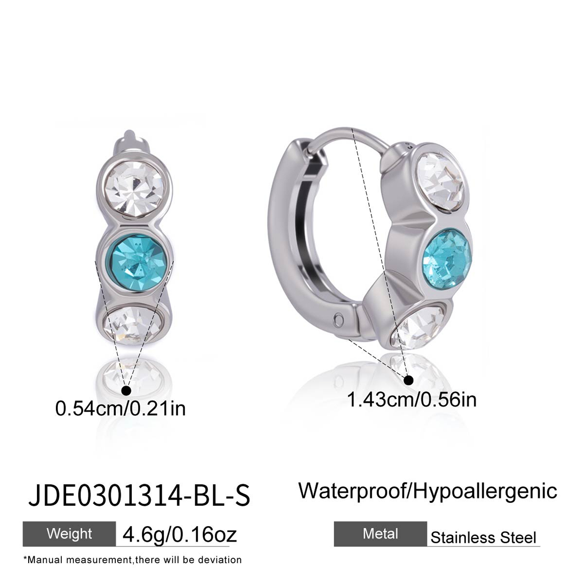 Argent JDE0301314-BL-S