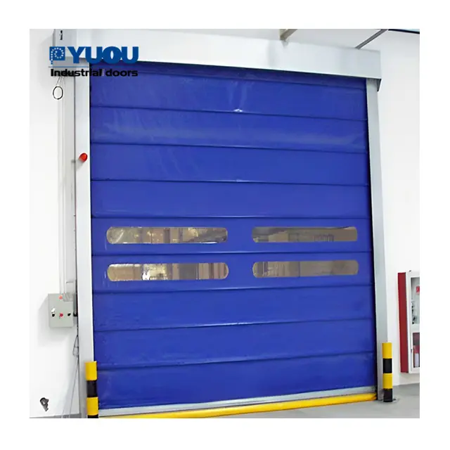 Barra de aluminio resistente al viento para exteriores e interiores de mayor tamaño plegable/puerta de apilamiento de alta velocidad plegable de PVC