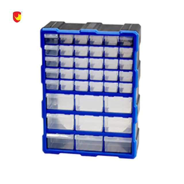 Заводская Прямая цена, многофункциональный высококачественный пластиковый ящик для инструментов с 39 ящиками