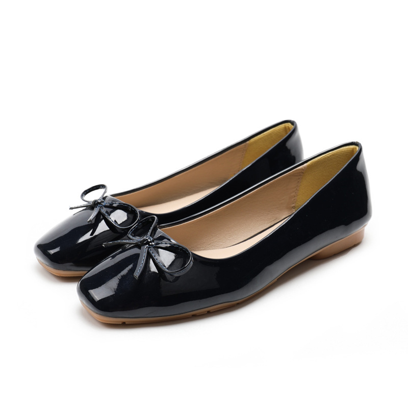 Royal blue patent leather