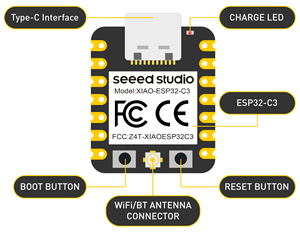 SeeedStudio XIAO ESP32C3 - RISC-V Wi-Fi Bluetooth IoTモジュールを備えた小型MCUボードAI開発ボード - Product Image 5