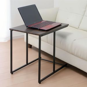 Bàn điều khiển hình chữ C tối giản hiện đại Bàn cà phê di động cho phòng ngủ & phòng khách cho căn hộ - Product Image 2