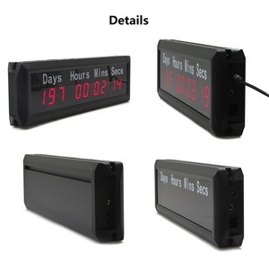 Yizhi 1 "นาฬิกาดิจิตอลแบบพกพา, นาฬิกาปฏิทินติดผนัง LED 999วันนับถอยหลังสำหรับวันเกิดกลับไปโรงเรียน - Product Image 4