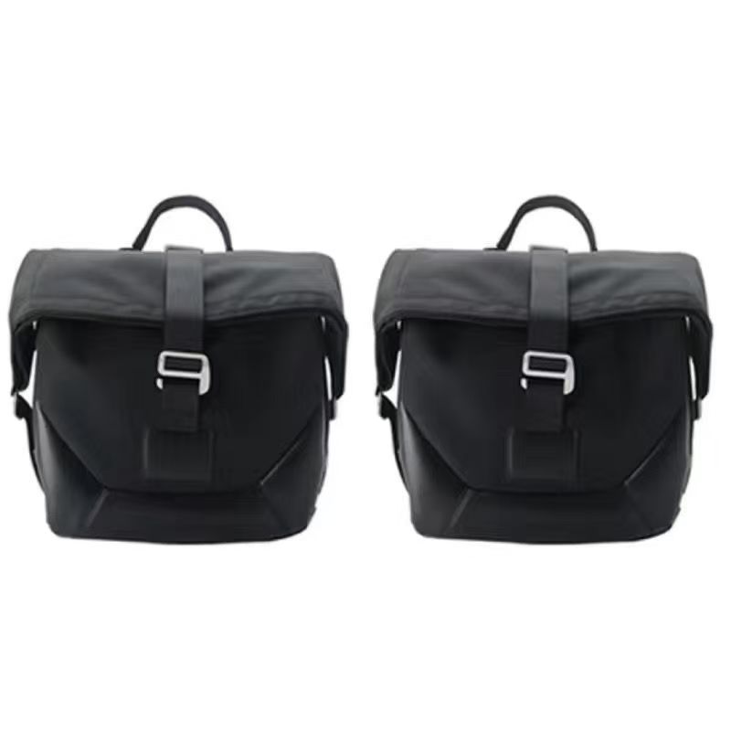 1 paire de sacs en toile noire + support d'installation
