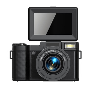 5X Zoom, otomatik odaklama, 3 ''IPS ekran, şarj edilebilir, tip-c ile fotoğraf için 4K Mirrorless kamera - Product Image 1