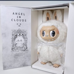 Zimomo I Found U大型サイズ58cm PVCビニールぬいぐるみフィギュアLabubuアニメ人形コレクションモデルブラインドボックスおもちゃ