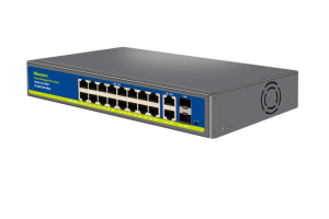16 Port Managed Full Giga PoE-Switch Ethernet-Switch mit VLAN-Funktionen 1000 Mbit/s SFP-Port-Netzwerk-Switches für PC auf Lager - Product Image 4