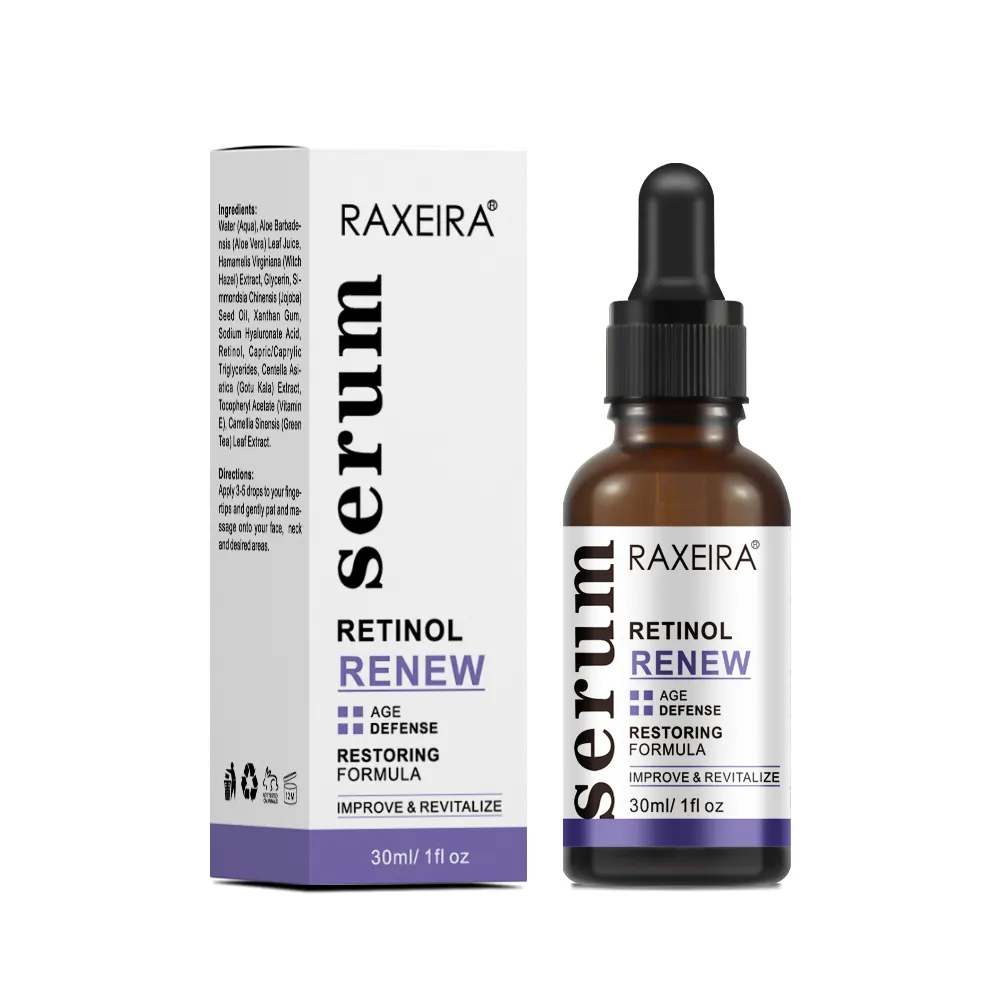 Private Label Retinol Face Fact Serum Anti-Aging Firming Moisturizing Hyaluronic Acid Collagen Face Facial Retinol Serum