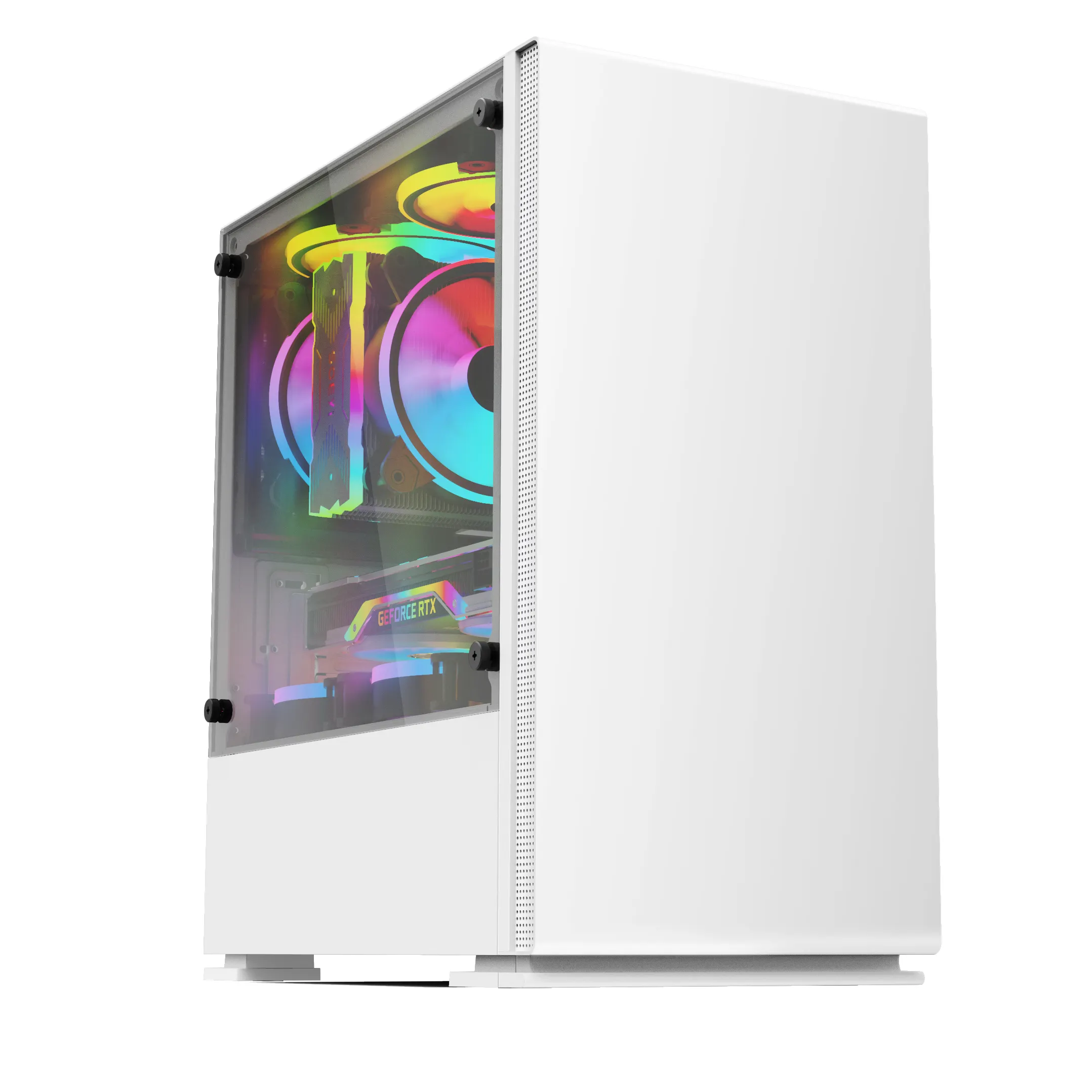 Custodia da gioco per PC Desktop ATX in vetro di vendita calda di nuovo Design