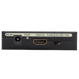 HDMI音频提取器转换器 5.1CH音频分配器 1080P立体声模拟HDMI转HDMI光学SPDIF RCA L/R适配器转换器