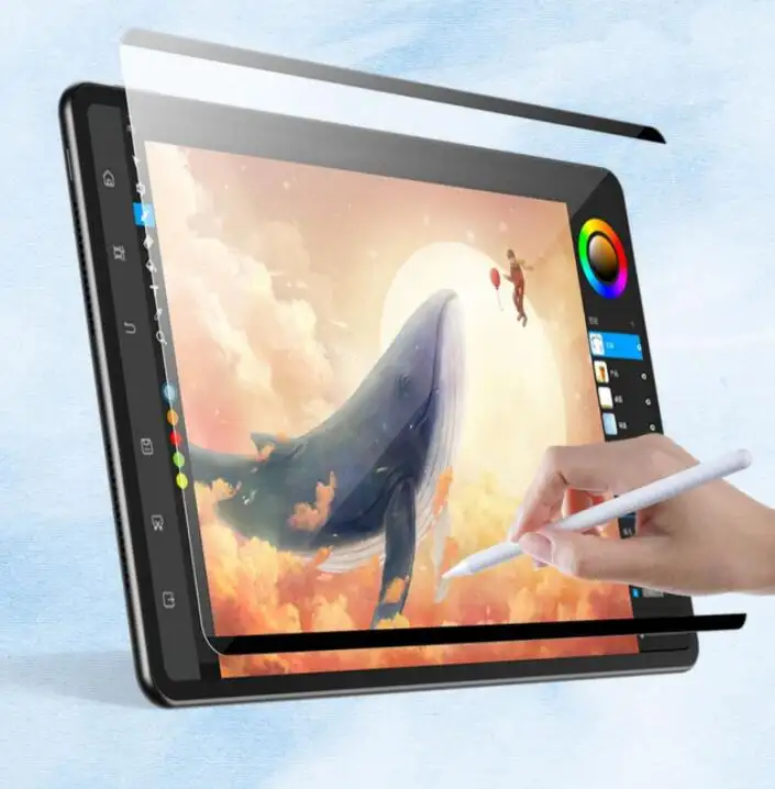 Protector de pantalla de papel magnético mate extraíble para iPad Pro 11 pulgadas/iPad Air 4th Generation/10,2/10,5/12,9 pulgadas